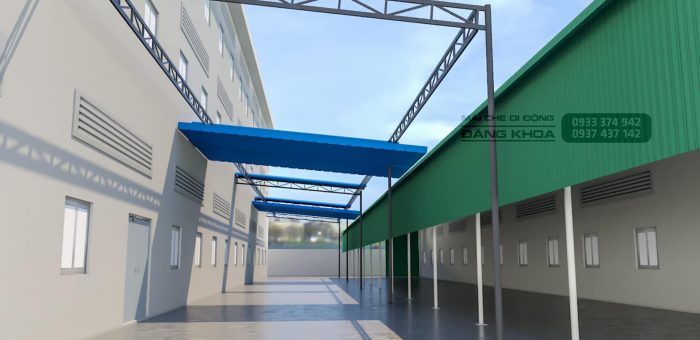 Ưu điểm của mái che di động dạng xếp